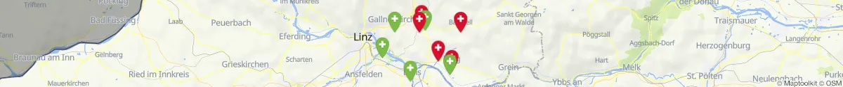 Kartenansicht für Apotheken-Notdienste in der Nähe von Bad Zell (Freistadt, Oberösterreich)